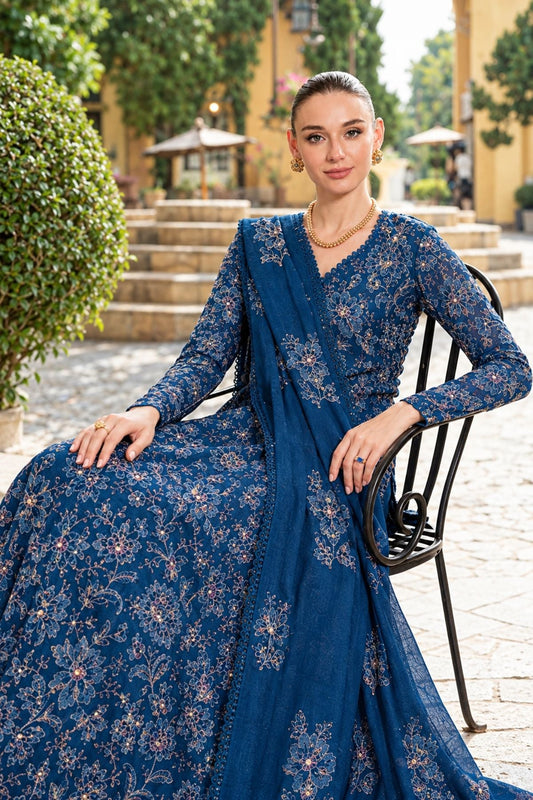 Bareeze 3PC Embroidered Karandi Suit with Embroidered Karandi Shwal - BS2321