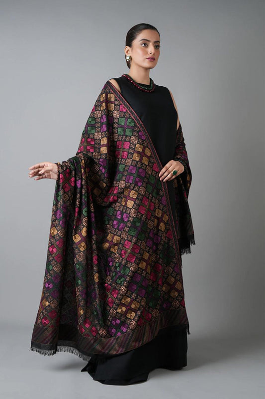 Bareeze 3PC Dhanak Suit with Embroidered Shwal -BS2141