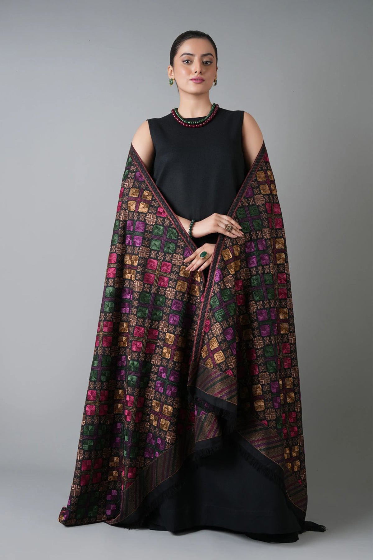 Bareeze 3PC Dhanak Suit with Embroidered Shwal -BS2141