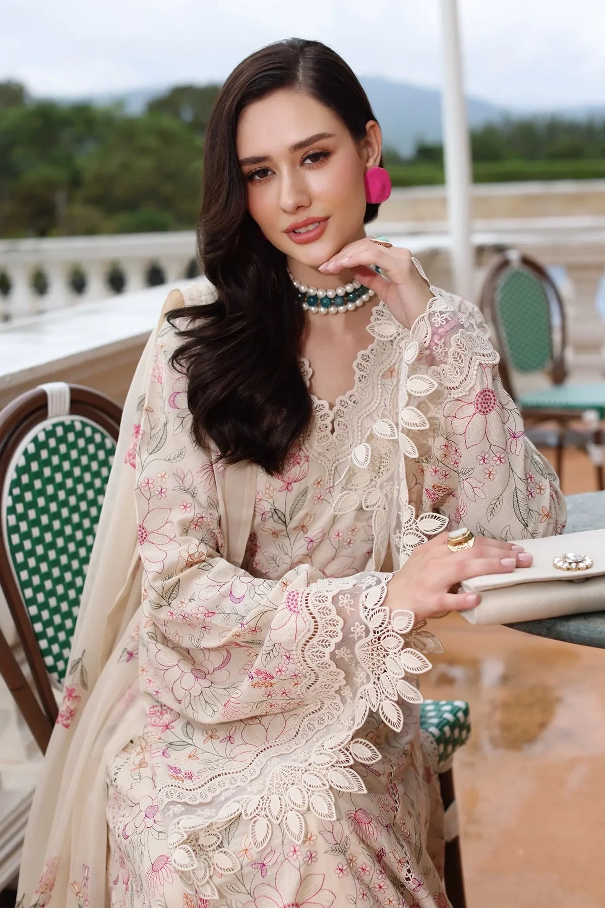Bareeze 3PC Embroidered Lawn Suit with Embroidered Crinkle Dupatta -BS2281