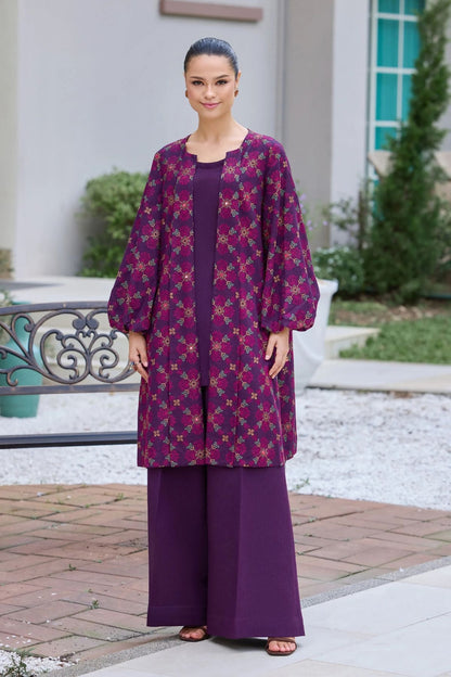 Bareeze 3PC Embroidered Karandi Suit with Embroidered Karandi Shwal -BS2304