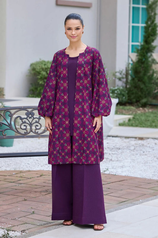 Bareeze 3PC Embroidered Karandi Suit with Embroidered Karandi Shwal -BS2304