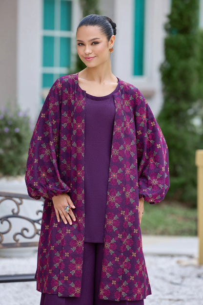 Bareeze 3PC Embroidered Karandi Suit with Embroidered Karandi Shwal -BS2304