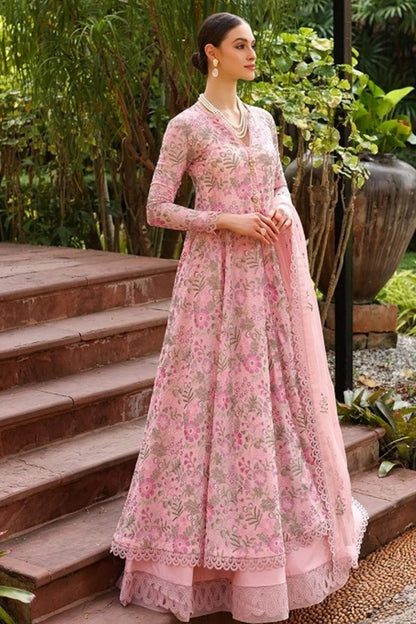 Bareeze Embroidered Lawn 3pc with Bamber Chiffon dupatta- BS1698