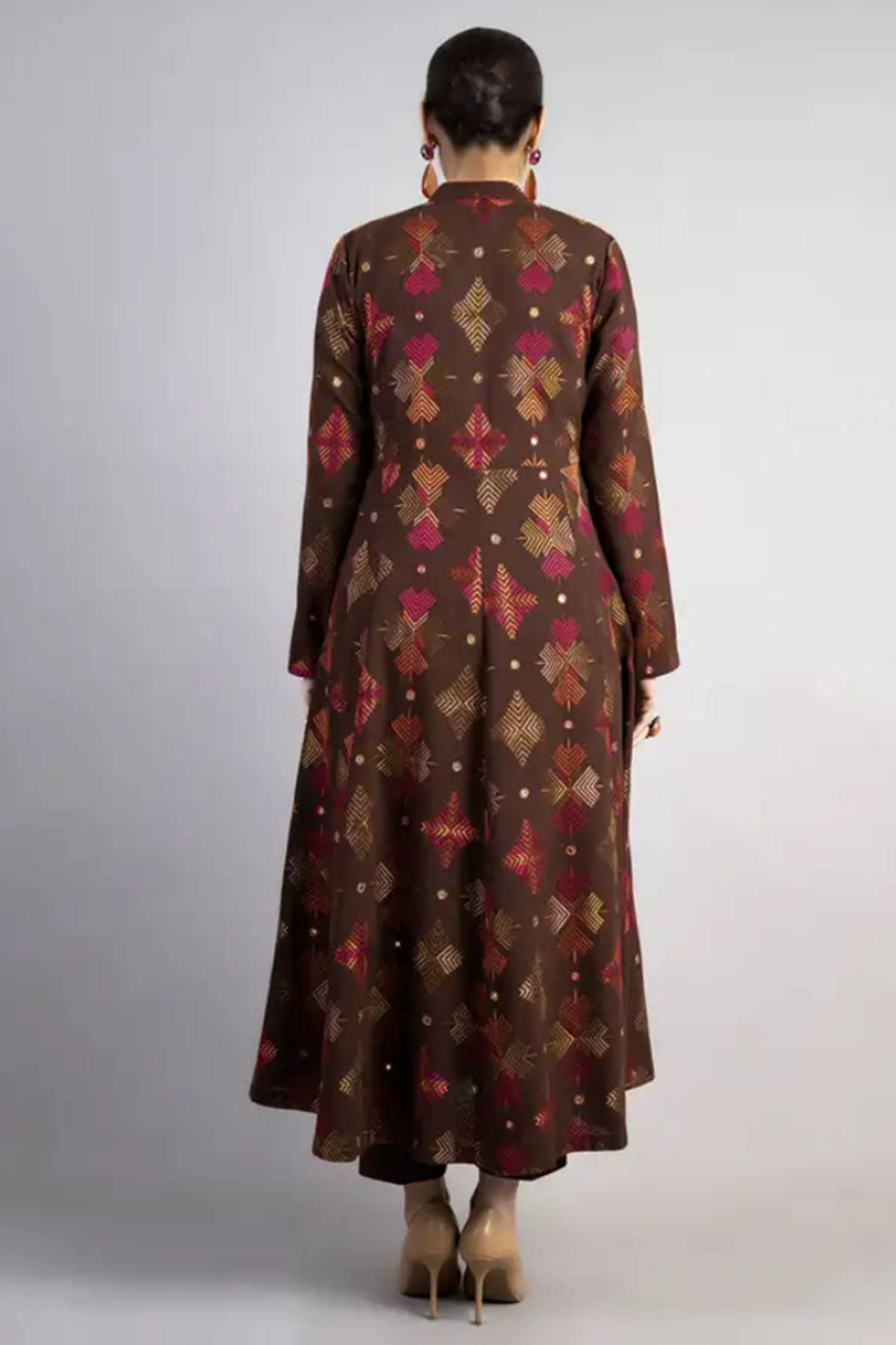 Bareeze Embroidered Lawn 3pc with Embroidered Crinkle Chiffon Dupatta- BS2033