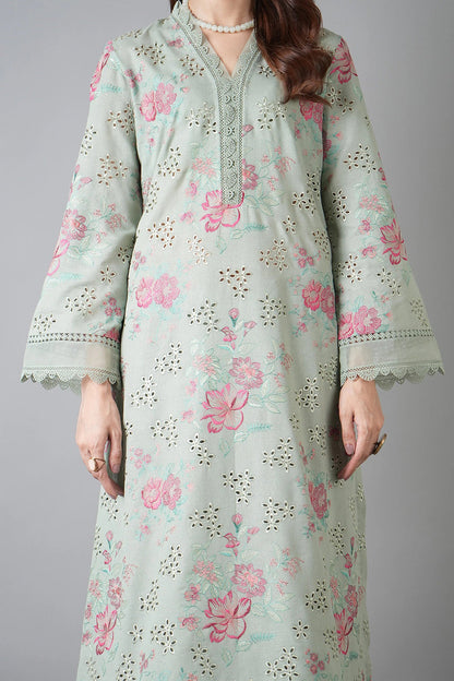 Bareeze 3PC Embroidered Lawn Suit with Embroidered Crinkle Dupatta -BS2284