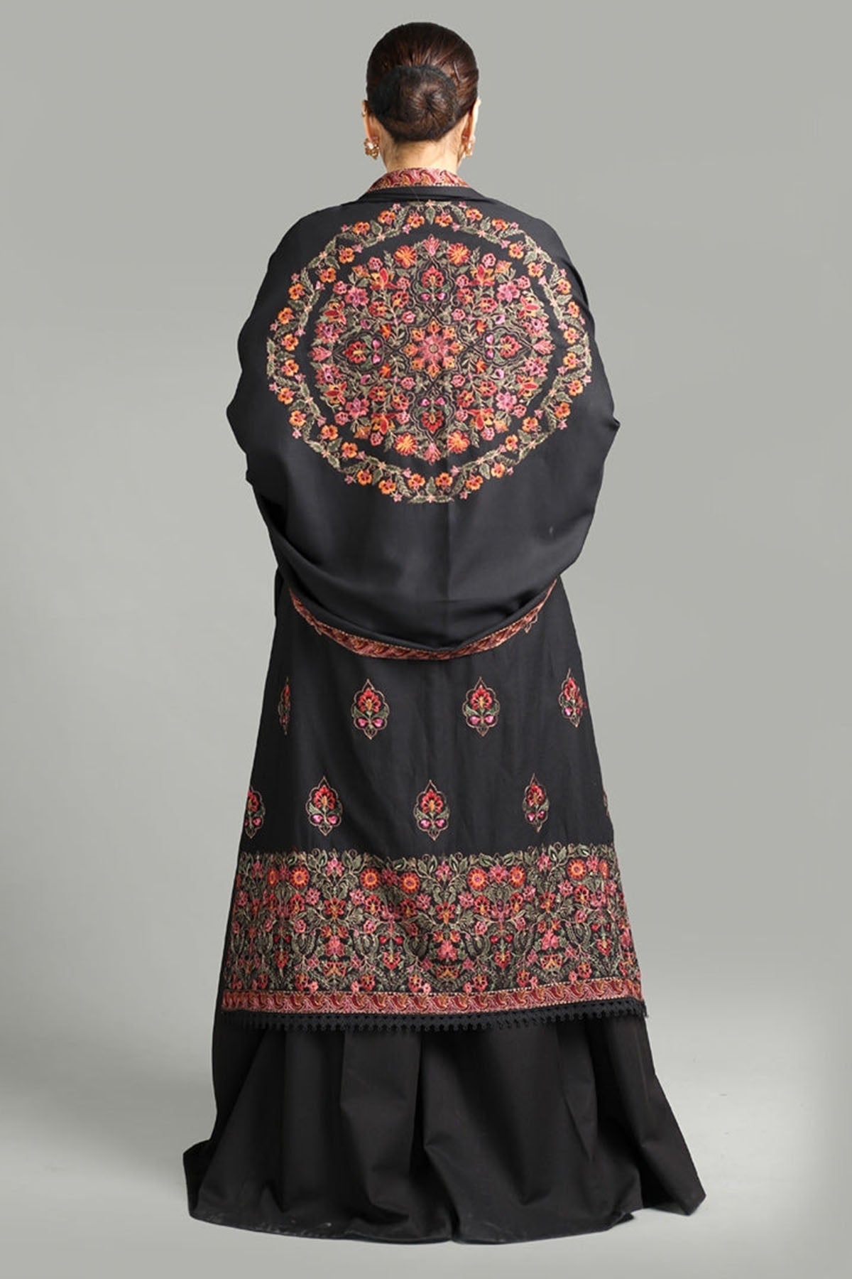 Bareeze 3PC Embroidered Dhanak Suit with Heavy Embroidered Shawal -BS1962