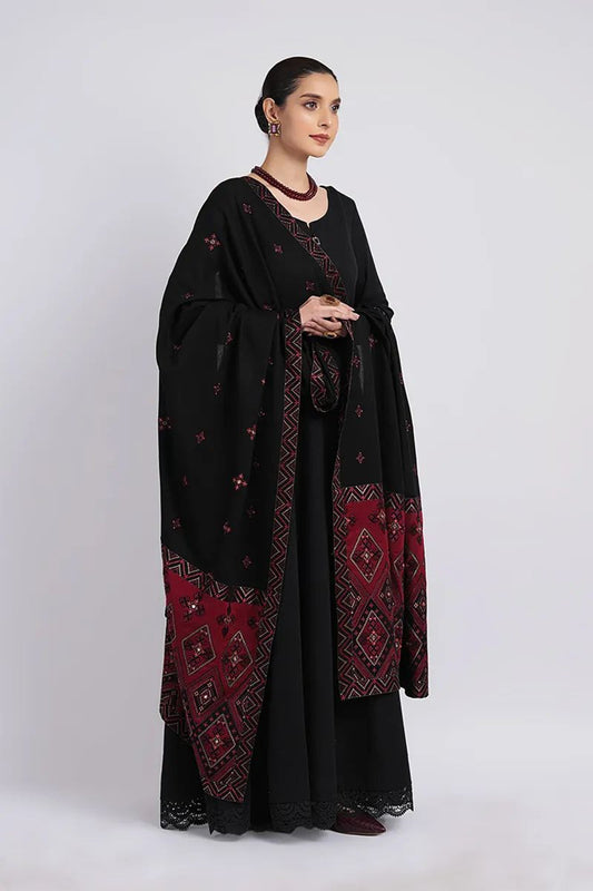Bareeze 3PC Karandi Suit with Heavy Embroidered Shawal -BS2060