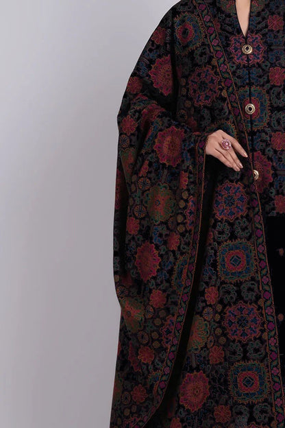 Bareeze 3PC Embroidered Karandi Suit with Heavy Embroidered Karandi Shawal -BS2322