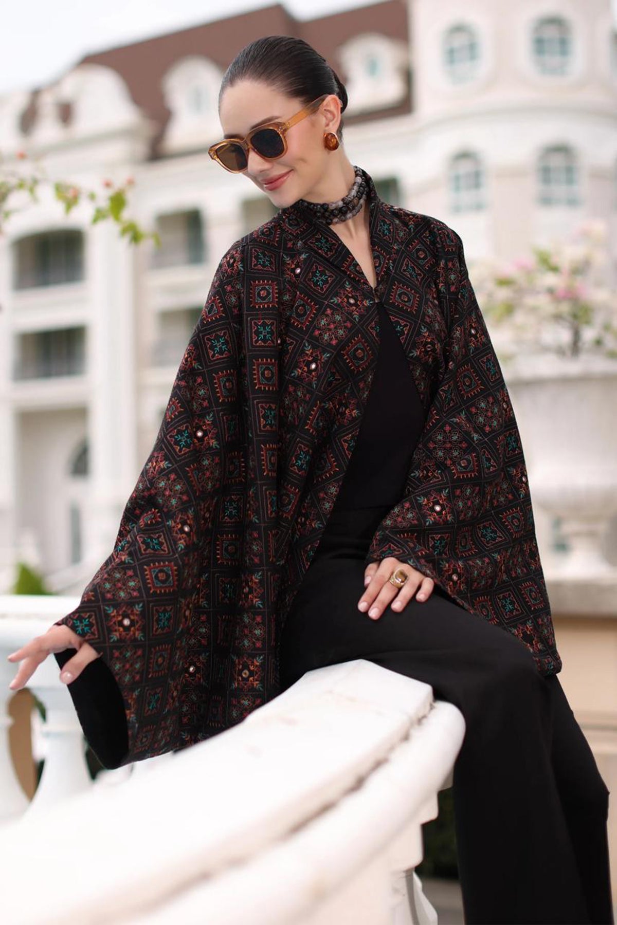 Bareeze 3PC Embroidered Karandi Suit with Embroidered Shwal -BS2139