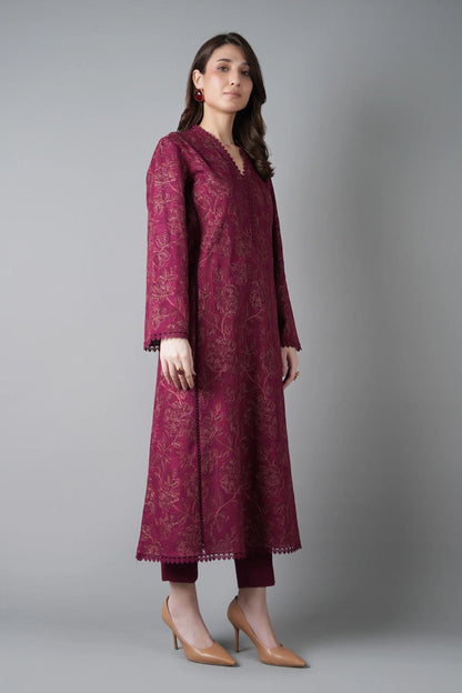 Bareeze 3PC Embroidered Dhanak Suit with Embroidered Shwal -BS2147