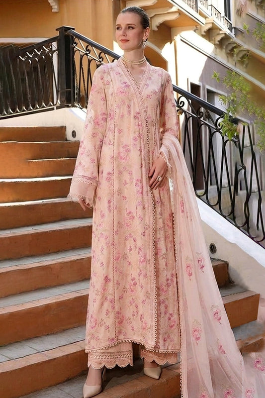 Bareeze 3PC Embroidered Lawn Suit with Embroidered Crinkle Dupatta -BS2286