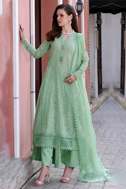 Bareeze 3PC Embroidered Lawn Suit with Embroidered Crinkle Dupatta -BS2285