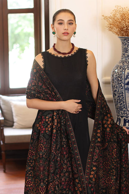 Bareeze 3PC Dhanak Suit with Heavy Embroidered Shawal -BS1977