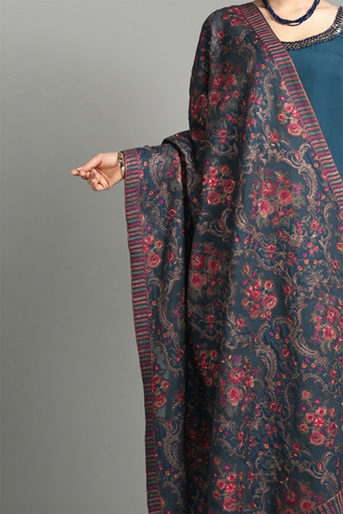 Bareeze 3PC Dhanak Suit with Heavy Embroidered Shawal -BS1942