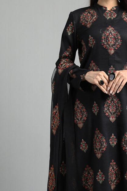 Bareeze Embroidered Lawn 3pc with Embroidered Chiffon Dupatta- BS1876