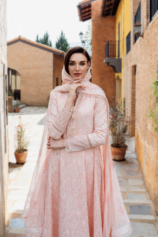 Bareeze Embroidered Lawn 3pc with Embroidered Crinkle Chiffon Dupatta- BS2031