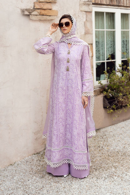 Bareeze Embroidered Lawn 3pc with Embroidered Crinkle Chiffon Dupatta - BS10