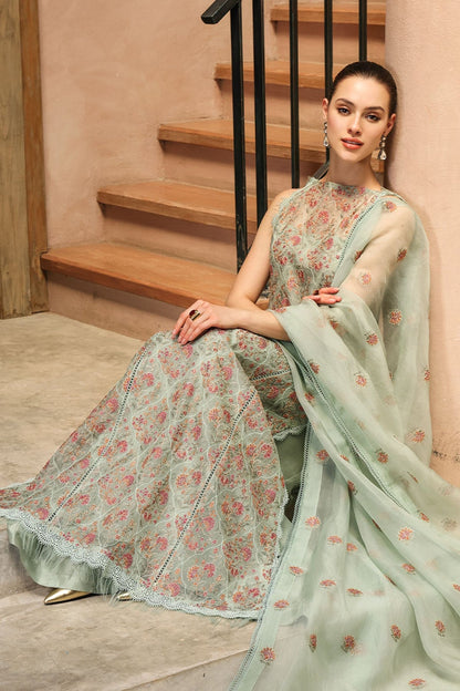 Bareeze Summer Lawn 3pc with Embroidered chiffon dupatta- BS1744