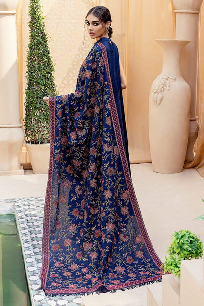Bareeze 3PC Embroidered Dhanak Suit with Embroidered Shwal -BS102142